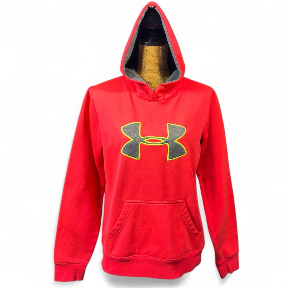 Under Armour orange & yellow hoodie Women’s size medium | ab3